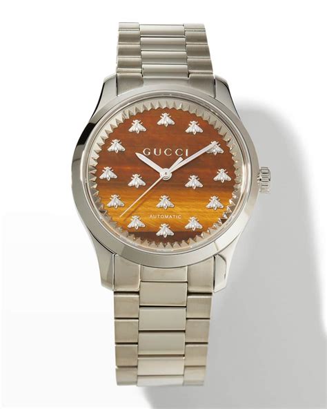 gucci multi bee automatic bracelet